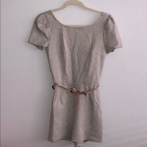 Pastel animal print romper/play suit